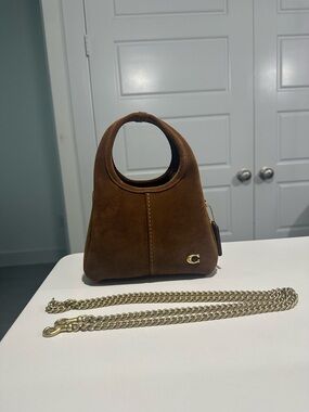 Coach suede Lana 19 in warm brown